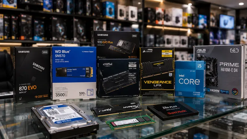 SSDs, RAM & Components